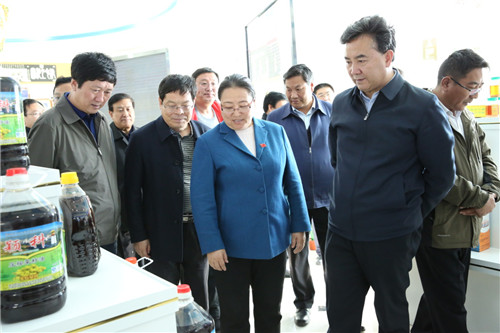 海东市委书记,市人民政府市长鸟成云一行莅临刚察县