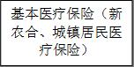 基本医疗保险（新农合、城镇居民医疗保险）