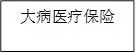 大病医疗保险